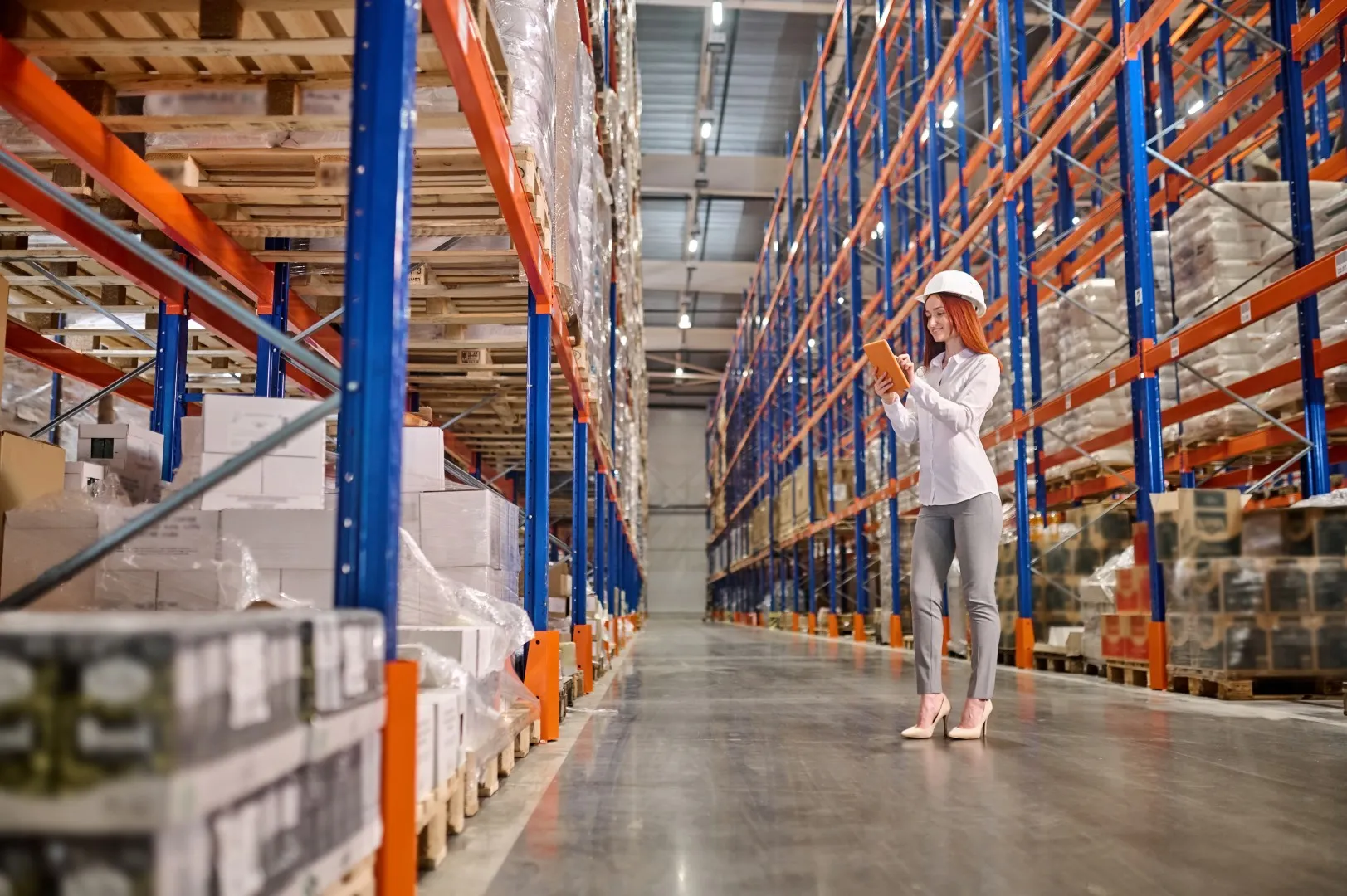 Warehouse used to illustrate European e-commerce fulfilment